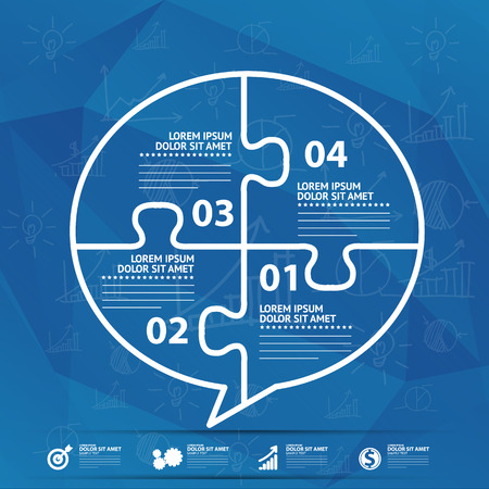 Business infographicのイラスト素材