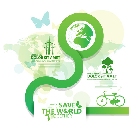 save the worldのイラスト素材