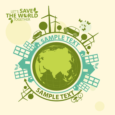save the worldのイラスト素材