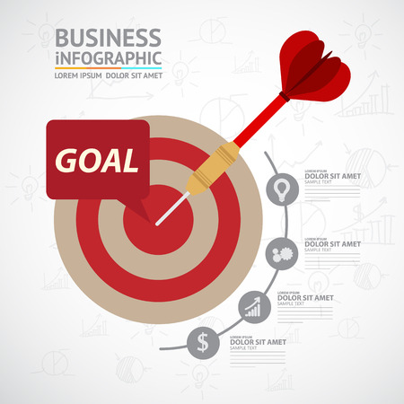 Business infographicのイラスト素材