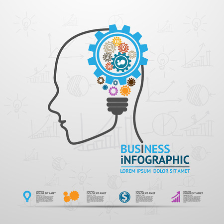 Business infographicのイラスト素材