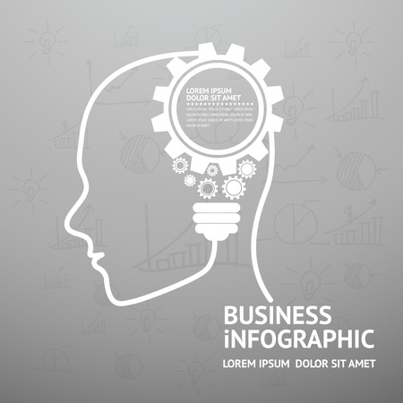 Business infographicのイラスト素材