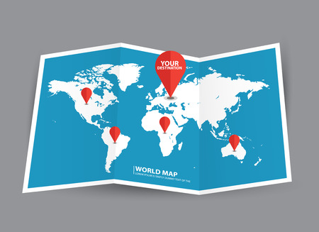 world mapのイラスト素材