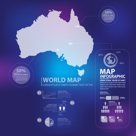 world mapのイラスト素材