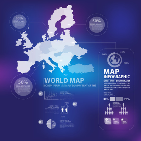 world mapのイラスト素材