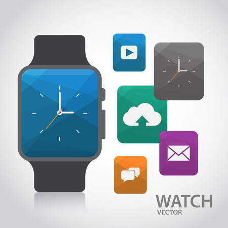 Smart watchのイラスト素材