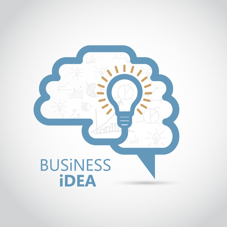 Brainstorming creative ideaのイラスト素材