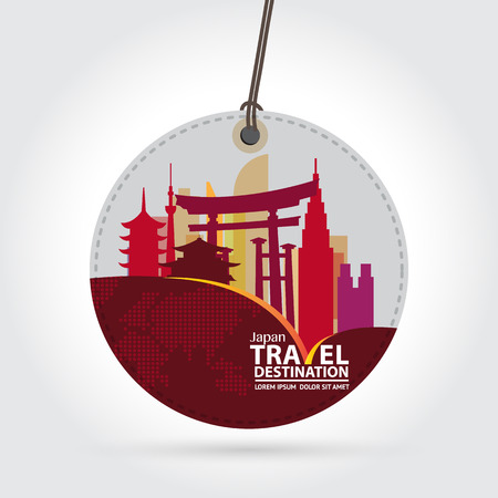 Japan travelのイラスト素材