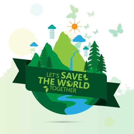 save the worldのイラスト素材