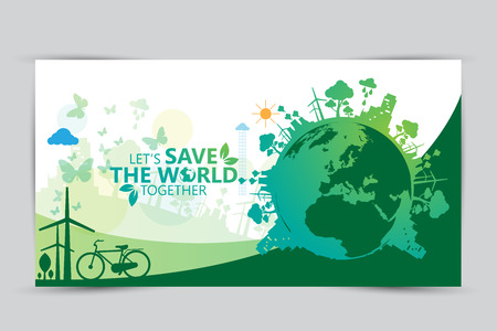 save the worldのイラスト素材