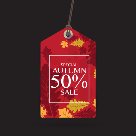 Autumn leaves designのイラスト素材