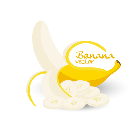 Banana illustrationのイラスト素材