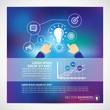 Business infographicのイラスト素材