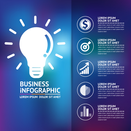 Business infographicのイラスト素材