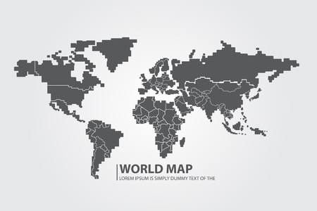 World mapのイラスト素材