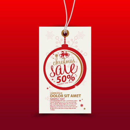 Christmas sale design templateのイラスト素材