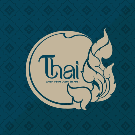 Thai Art vectorのイラスト素材