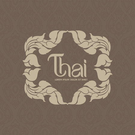 Thai Art vectorのイラスト素材