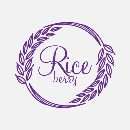 Rice berry Vectorのイラスト素材
