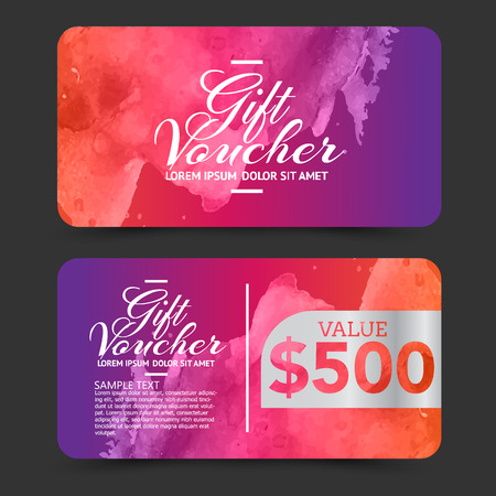 gift voucher summer saleのイラスト素材
