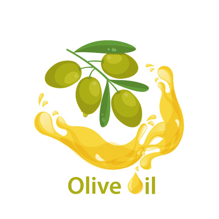 olive oilのイラスト素材