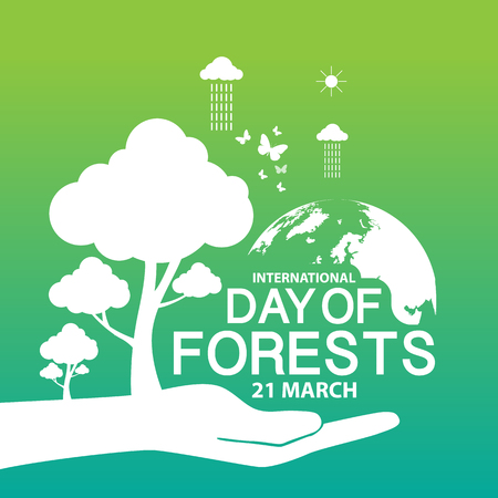 International Day of Forestsのイラスト素材