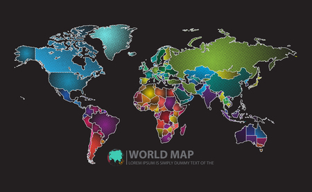 World mapのイラスト素材