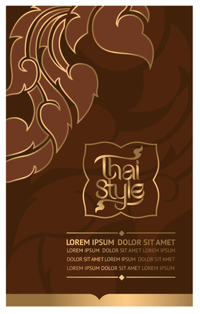 Thai Art vector illustration.のイラスト素材