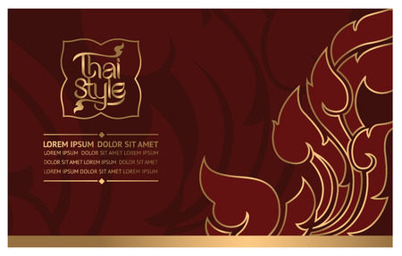 Thai Art vector illustration.のイラスト素材