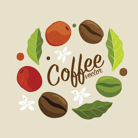 Coffee Bag Packaging Design Mockup Template Vector Illustrationのイラスト素材