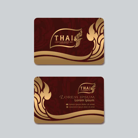 Thai art traditional concept design backgroundのイラスト素材