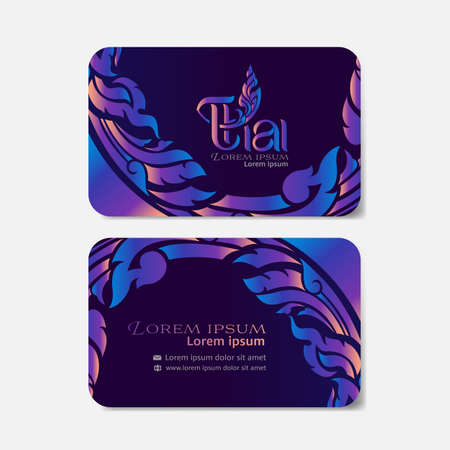 Thai art traditional concept designのイラスト素材