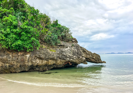 Beautiful beach,Yong-Ling,Trang,Thailandの写真素材