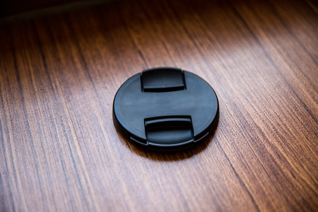 Protective lens cover for the lens.の写真素材