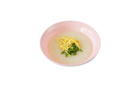 Thai rice porridge with pork