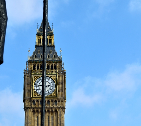 Churchill and Big Ben.の写真素材