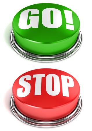 go stop buttons の写真素材