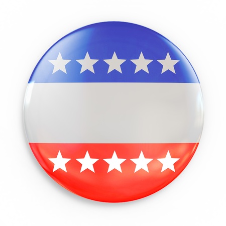 vote badge 3d illustration の写真素材