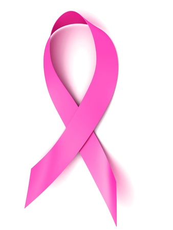 breast cancer awareness pink ribbon の写真素材