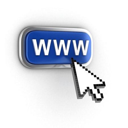 internet 3d conceptの写真素材