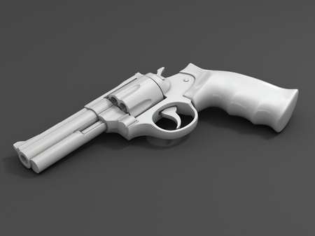 3d printed plastic gunの写真素材