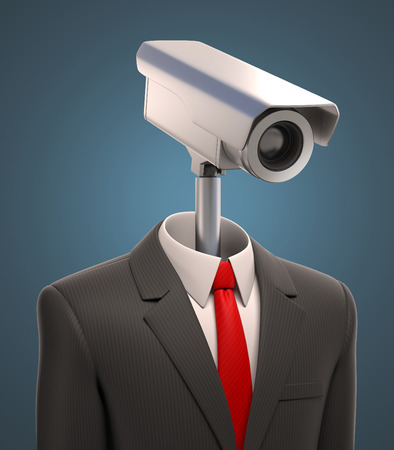 robotic security cameraの写真素材