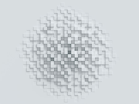 cubical abstract background 3d rendering