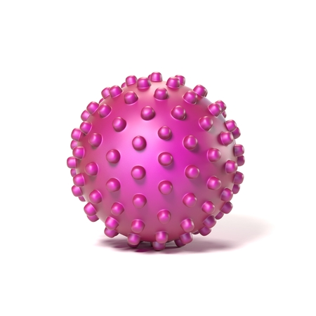 dotted massage ball 3d renderingの写真素材