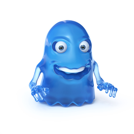 Alien monster 3d renderingの写真素材