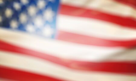 American flag blury bagkgroundの写真素材