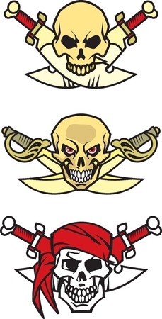 Skull and Crossbones - VECTORのイラスト素材