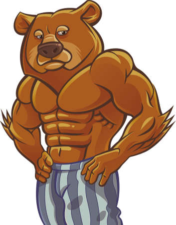 strong bearのイラスト素材
