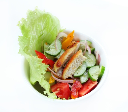 Salad vegetables  mixed for healthy and diet.の写真素材