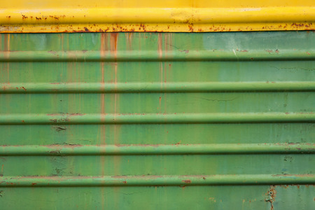 Rusty and color scratched of old wagon. Backgroundの写真素材